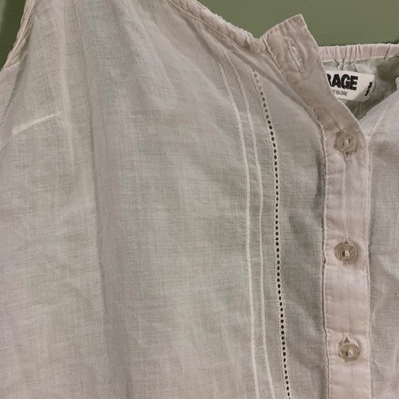 GARAGE spaghettini strap white top - Picture 2 of 3